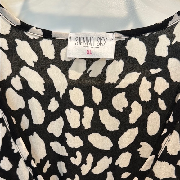 Sienna Sky Black and White Patterned dress - Picture 2 of 5